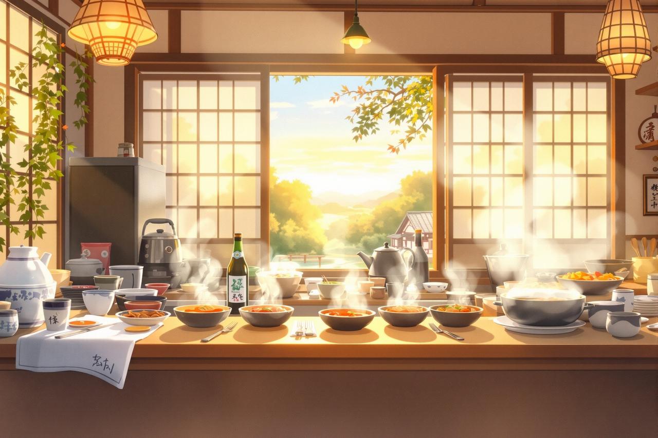 抖音漫画番剧合集：小镇食堂 - 美食 / 治愈